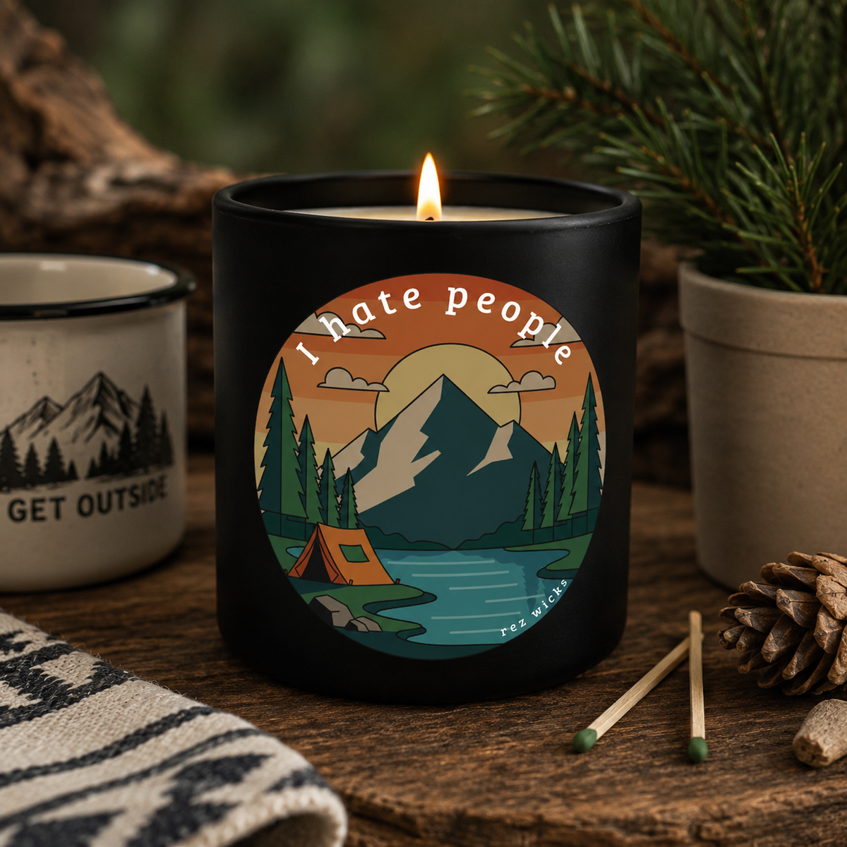 I Hate People 10 oz Candle